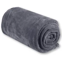 Babydecke Mikrofaser Bestlivings anthrazit - dunkelgrau 90x140 cm