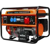EXTRALINK EGH-5500 Stromgenerator Hybrid Gas LPG CNG Benzin Stromerzeuger 5,5kW 3F Generator 5000W Tankihalt 25L Überlastschutzsystem Überlastsch...