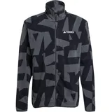 adidas Terrex Multi Printed Fleecejacke Schwarz/Carbon M