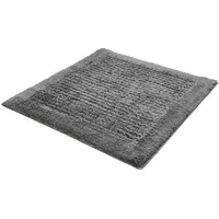 KLEINE WOLKE Badteppich Net Grau 60 x 60 cm