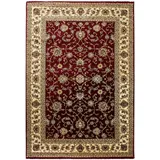 KADIMA DESIGN Kurzflorteppich, TANNHEIM, orientalisch, aus Polypropylen, Rot, 300 x 400 cm