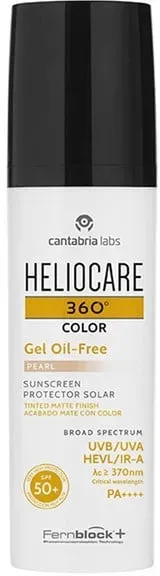 Heliocare 360o Color, Color Pigments, Tan Activator, Sunscreen Gel, SPF 50+, 50 ml