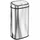Homcom Sensor-Mülleimer 68 l Silber