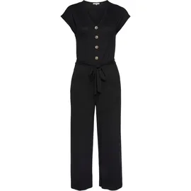 TAMARIS Culotte-Overall, mit Knopfleiste, schwarz,