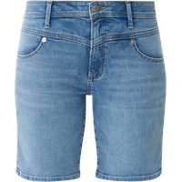 s.Oliver - Jeans-Bermuda Betsy / Slim Fit / Mid Rise / Slim Leg, Damen, blau, 34