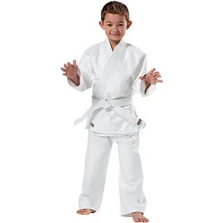 Kwon Kinder Kampfsportanzug Judo Randori Anzug, Weiß, 140