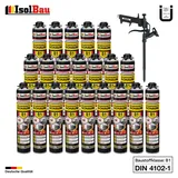 Brandschutzschaum B1 Bauschaum 20 x 750ml Montageschaum Pistolenschaum Pistole