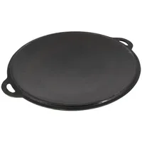 davr metall Gusseisen Sadzh Deckel für Kasan, 12 Liter, Schwarz