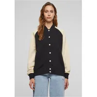 URBAN CLASSICS Light Terry Raglan College Bomberjacke Black /