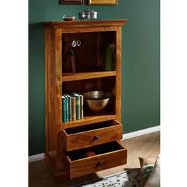 Massivmoebel24 Regal 68 x 44 x 140 cm Braun
