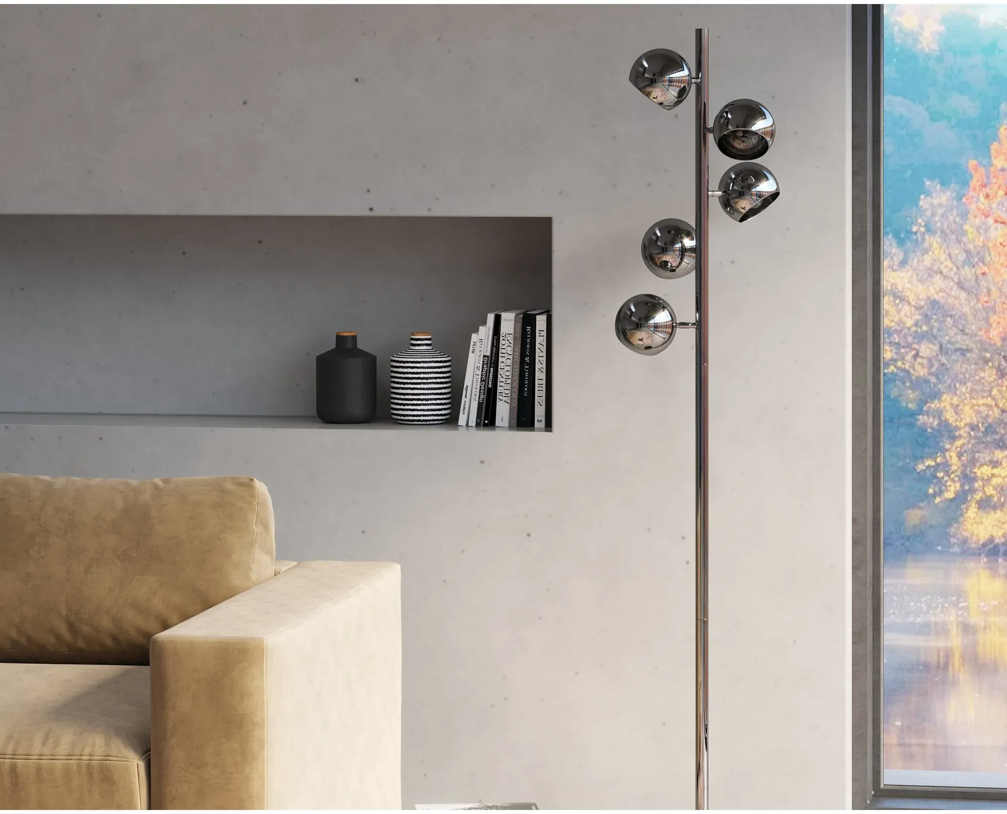 Kare Design »Calotta« Stehleuchte 40x200x25,5 cm