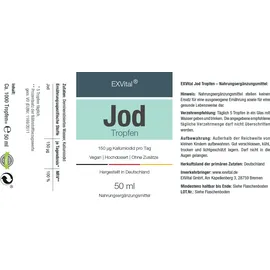 Exvital Jod Tropfen 50 ml