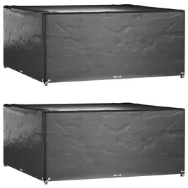 vidaXL Gartenmöbel-Abdeckungen 250 x 250 x 90 cm Schwarz