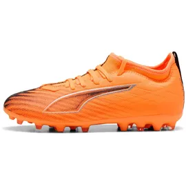 Puma Ultra 6 Match MG Kinder heat fire/puma black/glowing red 38