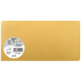 Clairefontaine Grußkarten Clairefontaine Karte DL Pollen 210g gold