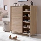 FineBuy Schuhschrank 100 x 108 x 37,5 cm beige / beige