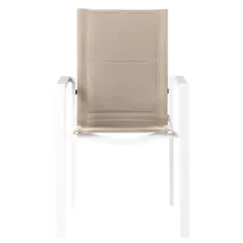 Dehner Palermo Stapelstuhl 56,5 x 67 x 91,5 cm weiß
