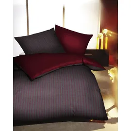 KAEPPEL Eternity Combo Mako-Satin rubin rot 155 x 220 cm + 80 x 80 cm