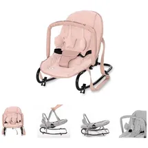 Lorelli Babywippe Eliza Luxe verstellbare Rückenlehne, Spielbogen, Tragegriffe rosa