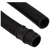 tecuro flexible Ablaufleitung Ablaufschlauch für Sicherheitsventile 3/4 ag, flexibel - Kunststoff schwarz -