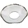 holfeuer crystal design Kerzenmanschette Gezackt, gewellt Goldrand Gold