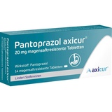axicur Pantoprazol axicur 20 mg magensaftresistente Tabl.