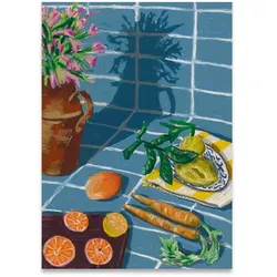 Paper Collective - Composition in Blue Poster, 30 x 40 cm