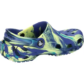 Crocs Classic Marbled Clog Navy/Turbo Teal 28