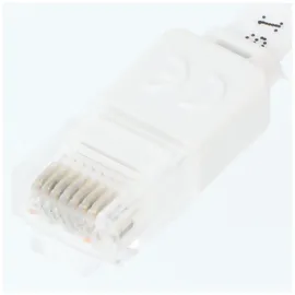 goobay Good Connections Patch Flachband Netzwerkkabel RJ45 CAT6 7m Weiss