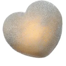 MARELIDA LED Herz Leuchtherz 13 cm grau