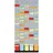 Franken Kartentafel 31,5 x 78 cm grau