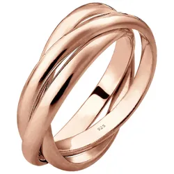 Elli Basic Wickelring Klassisches Design 925 Silber 54 Damen 