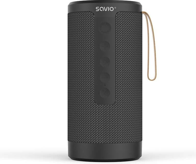 Savio BS-033 portable bluetooth wireless speaker black (8.50 h), Bluetooth Lautsprecher, Schwarz