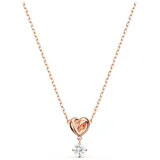 Lifelong Heart Anhänger, Weiß, Roségold-Legierungsschicht | OS