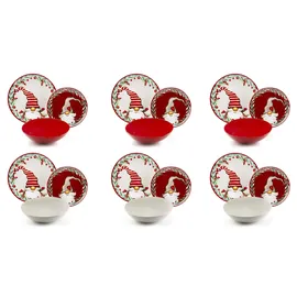 Excelsa Holly Gnomo Tafelservice 18-tlg. bunt