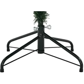 vidaXL Künstlicher Weihnachtsbaum Grün 210 cm PVC, PE und Stahl