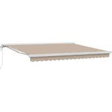 vidaXL Markise 400 x 300 cm beige