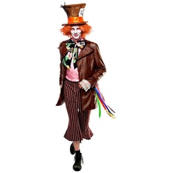 Metamorph Kostüm Crazy Hutmacher, Nur ein klein wenig verrückt: Hutmacher Kostüm für Herren braun M