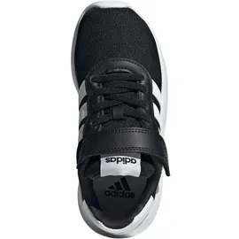 adidas Lite Racer 3.0 Sneaker, Wonder Steel/Core Black/Impact Orange, 30.5 EU
