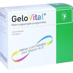 GELOVITAL Nahrungsergänzungsmittel Lebertran Kaps. 100 St