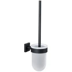 Bravat Quaruna mattschwarz WC-Bürstengarnitur, Accessoires, mattschwarz