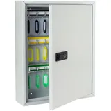 HMF Schlüsselkasten mit Zahlencode 35 x 27 x 8 cm Lichtgrau