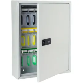HMF Schlüsselkasten mit Zahlencode 35 x 27 x 8 cm Lichtgrau