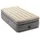 Intex Twin Comfort ELEVATED AIRBED W/ Fiber-Tech RP, (w/220-240V Internal Pump) Beige, Braun