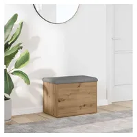vidaXL Sitzbank mit Stauraum Artisan-Eiche Braun 62 x 42 x 45 cm