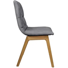 Andas 4-Fußstuhl »Ramon« (Set) 2 Stk.mit Massivholzbeinen, verschiedene Stoffe und Farben