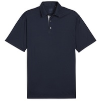 Puma Pure Solid Polo Blau, M