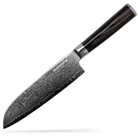 Reishunger Damast Chef Messer 33 cm 5-tlg. Schwarz