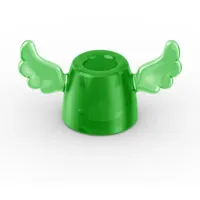 Koziol Zahnbürstenhalter Transparent Grün