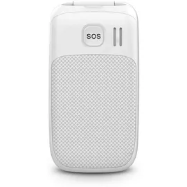 SPC Harmony 2 - 4G Seniorenhandy mit Große Tasten, Anti-Kratz-Display (2,8"+1,77"), Notruf-Taste, 104dB Lautstärke und hörgerätekompatibel - Weiß - Weiß